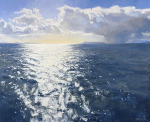 Crossing the Sound, 2015 (olja på duk)