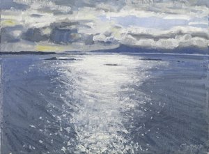 Dark Evening, 2017 (olja på duk)