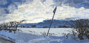 December Afternoon, 2011 (olja på duk) av Charles Simpson