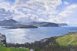 Eorsa, Loch na Keal, 2013 (olja på duk)