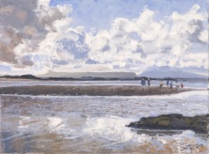 On the Beach, 2017 (olja på duk)