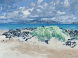 Rocks  Grasses, Iona, 2013 (olja på duk)