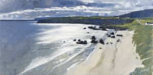 Sango Bay, 2011 (olja på duk) av Charles Simpson