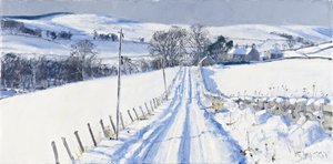 Snow, Newhall, 2010 (olja på duk) av Charles Simpson