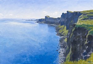Summer Cliffs, Skye, 2011 (olja på duk)