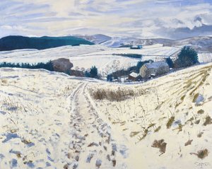 Track down the Hill, 2015 (olja på duk)