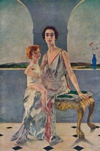 Grevinnan av Rocksavage och hennes son, 1922 1935 av Charles Sims