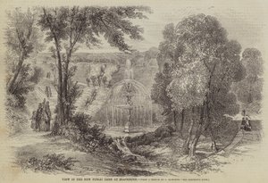 Utsikt i New Public Park i Blackburn av Charles Singleton Haworth