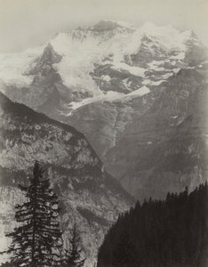 Jungfrau, utsikt från Murren, Schweiz