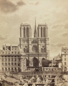 Notre Dame de Paris, tidigt 1860-tal.