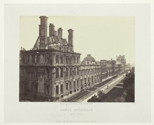Paris Fire (Tuileriespalatset, Marsan Pavilion)