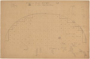 Diagram av en Lunette [verso]