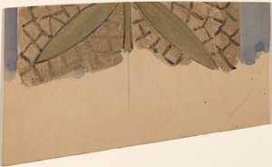 Studie för en gränsdesign [recto] av Charles Sprague Pearce