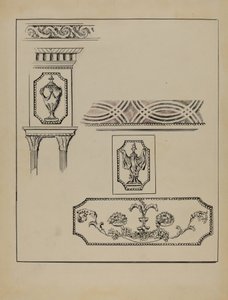 Detaljer för paneling av Charles Squires