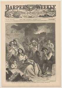 Omslag till Harpers Weekly, 28 oktober 1871