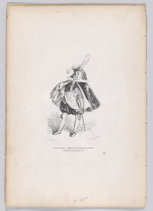 Han har var och en av dem, som de säger i tidskrifterna ägnade åt de sköna konsterna från Scen..., ca. 1837-47.