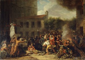 Stormningen av Bastiljen den 14 juli 1789, ca. 1793.