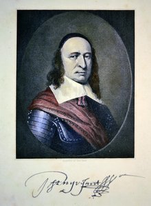 Peter Stuyvesant (färgad gravyr)
