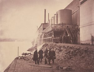Vattentankar utanför bilagan, Paris Exposition Universelle