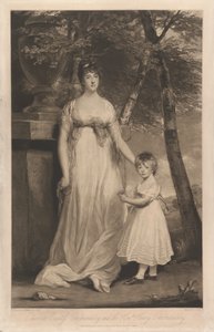 Charlotte grevinnan Cholmondeley och hennes son den ärade Henry Cholmondeley av Charles Turner
