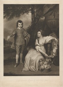 George, vicomte Malden, och Lady Elizabeth Capel
