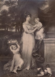 Maria Scott-Waring och hennes döttrar, c 1804 1894 av Charles Turner