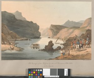 Nr 11 Den 3:e divisionens övergång över Tejo vid Villa Velha, den 20 maj 1811 av Charles Turner