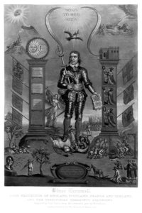 Oliver Cromwell, engelsk soldat och statsman, 1816. av Charles Turner