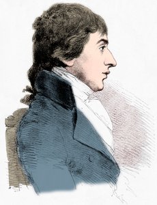 Porträtt av JMW Turner, c1827 1904 av Charles Turner