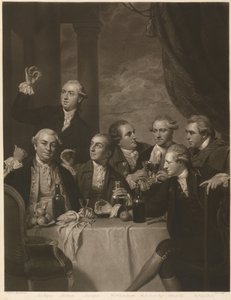 Porträtt av medlemmarna i Dilettanti-sällskapet av Charles Turner