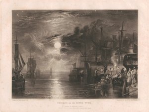 Sköldar vid floden Tyne av Charles Turner
