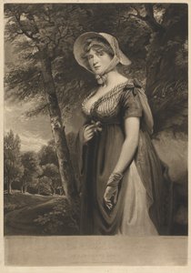 Den högt ärade Lady Louisa Manners i bondkläder av Charles Turner