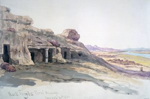 Beni Hussan" Klippgravar av Charles Vacher