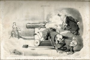 Illustration av Charles Vernier (? -1887) i Le Charivari av Charles Vernier