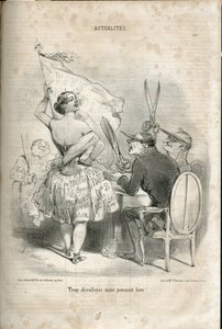 Illustration av Charles Vernier (? -1887) i Le Charivari av Charles Vernier