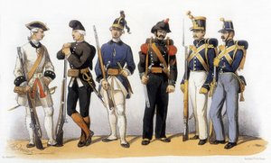 Franska arméns uniformer: korsikanska trupper