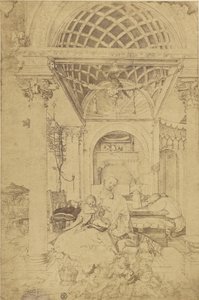 Heliga familjen av Charles Von Bouell