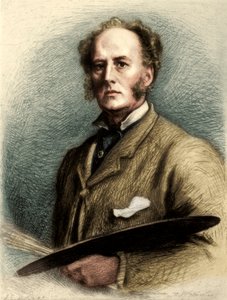 John Everett Millais, brittisk konstnär, c1880-1882 av Charles Waltner