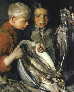 Fisher Children, ca. 1902. av Charles Webster Hawthorne