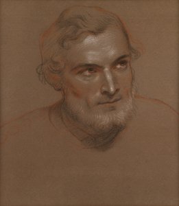 Head of a Man (kritor) av Charles West Cope