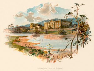 Chatsworth fra Derwentswed av Charles Wilkinson