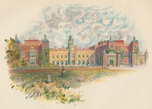 Hatfield House, Hertfordshire - South Front, c1890 av Charles Wilkinson