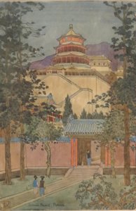 "Sommarpalatset i Peking" av Charles W. Bartlett, HMA 28530 av Charles William Bartlett