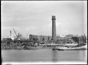 Shot Tower and Lead Works, Belvedere Road, Lambeth, Greater London Authority, 1936.