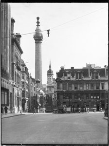 Monumentet, Monument Street, City and County of the City of London, GLA, 1930-talet.
