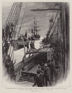 Iväg till Nordpolen, ett sista farväl av Charles William Wyllie