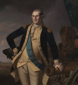 George Washington vid slaget vid Princeton, ca 1779 (olja på duk) av Charles Willson (and workshop) Peale
