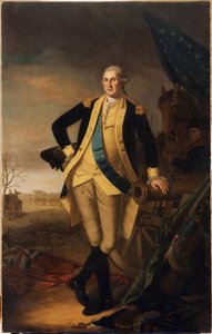 George Washington efter slaget vid Princeton av Charles Willson Peale
