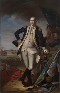 George Washington i slaget vid Princeton av Charles Willson Peale