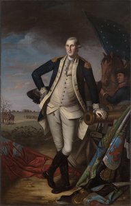 George Washington i slaget vid Princeton av Charles Willson Peale